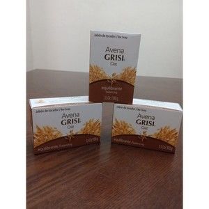 3 Avena Grisi Natural Oat Soap Balancing  3.5 oz .
